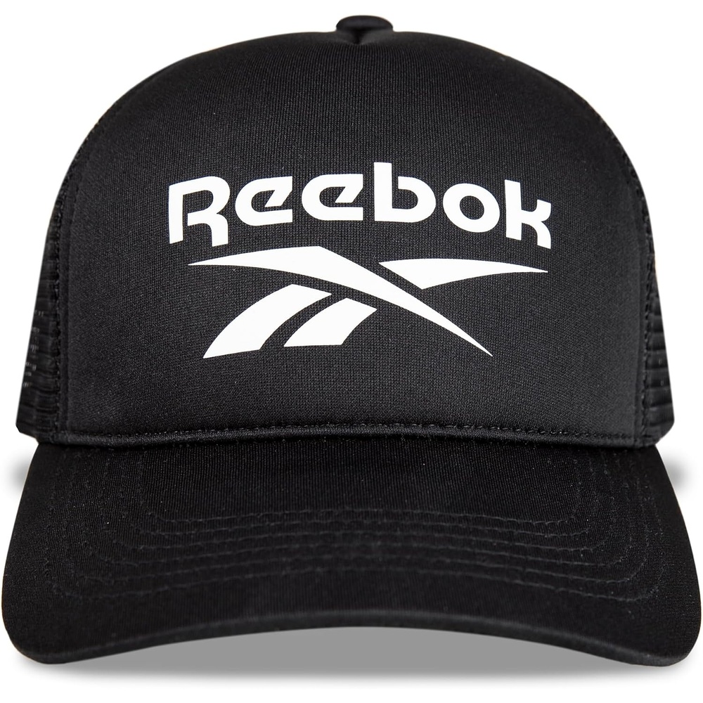 image:imageReebok Aero Trucker Hat Snapback Adjustable Mesh Back Retro Baseball Streetwear Urban Lifestyle WhiteAero Black
