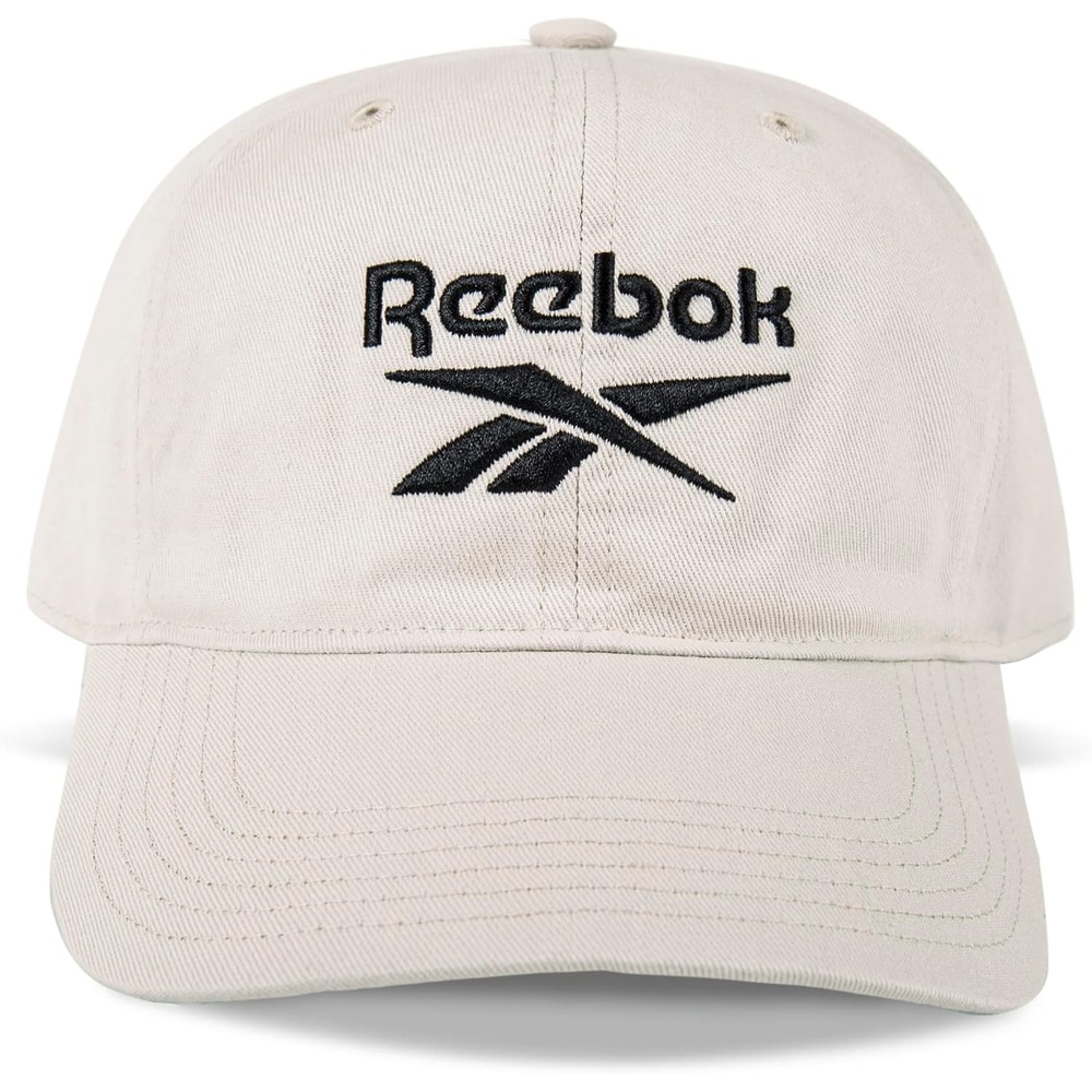 image:imageReebok Classic Logo Hat Mens Womens Adjustable Breathable Everyday Low Profile Cotton TwillClay