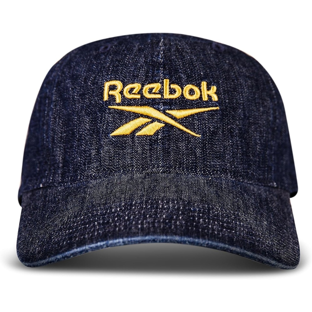 image:imageReebok Classic Logo Hat Mens Womens Adjustable Breathable Everyday Low Profile Cotton TwillDenim