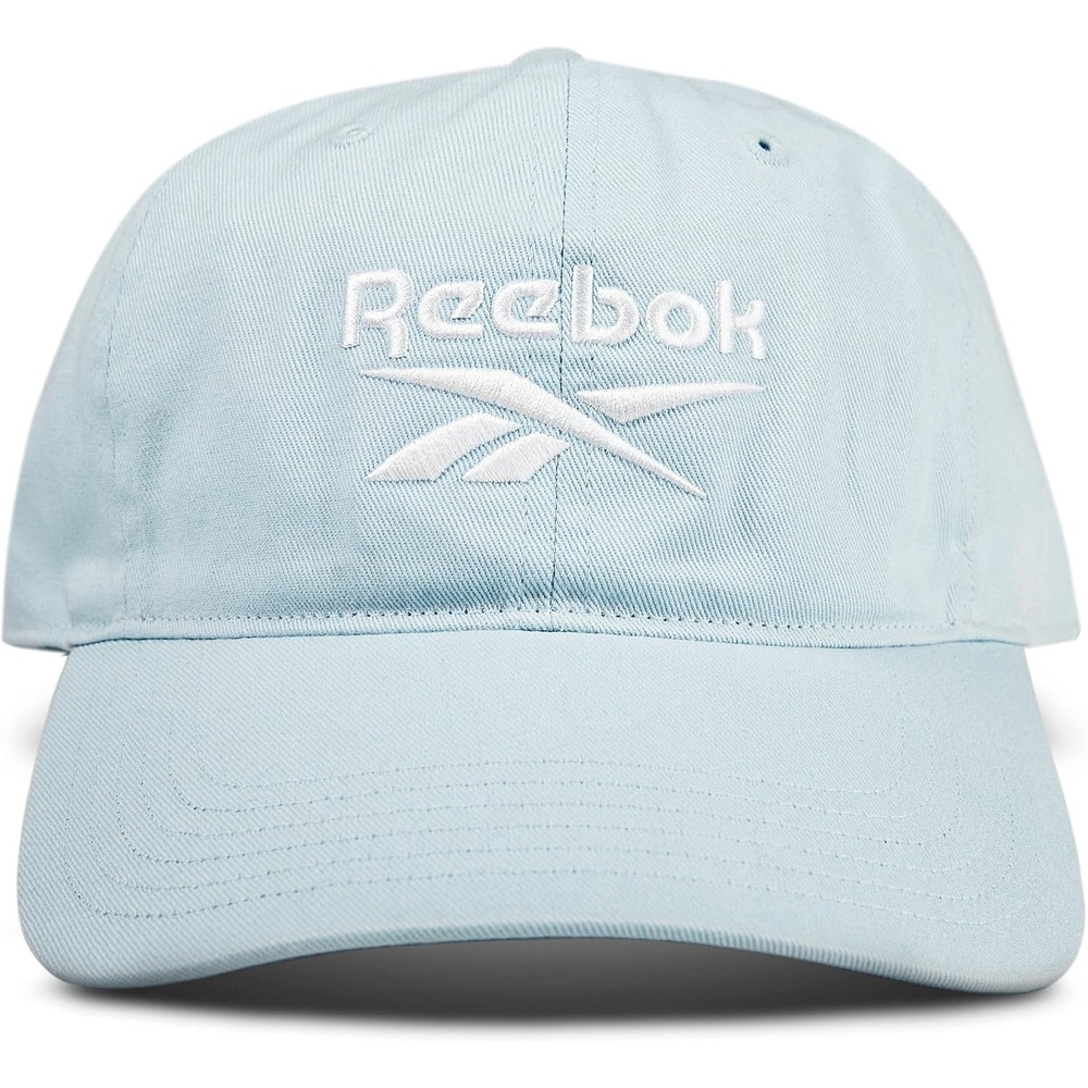 image:imageReebok Classic Logo Hat Mens Womens Adjustable Breathable Everyday Low Profile Cotton TwillFeel Good Blue