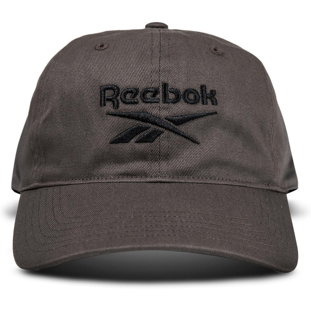 image:imageReebok Classic Logo Hat Mens Womens Adjustable Breathable Everyday Low Profile Cotton TwillGrey