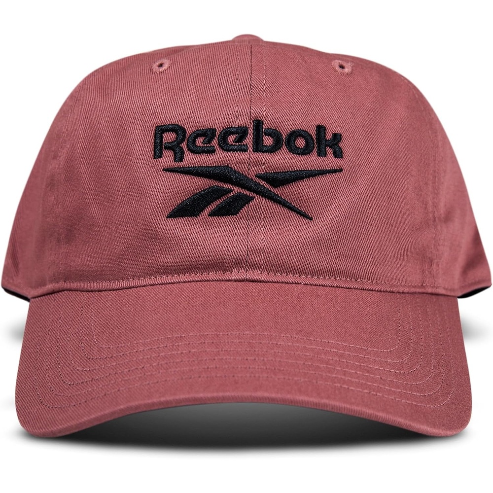 image:imageReebok Classic Logo Hat Mens Womens Adjustable Breathable Everyday Low Profile Cotton TwillRose Pink