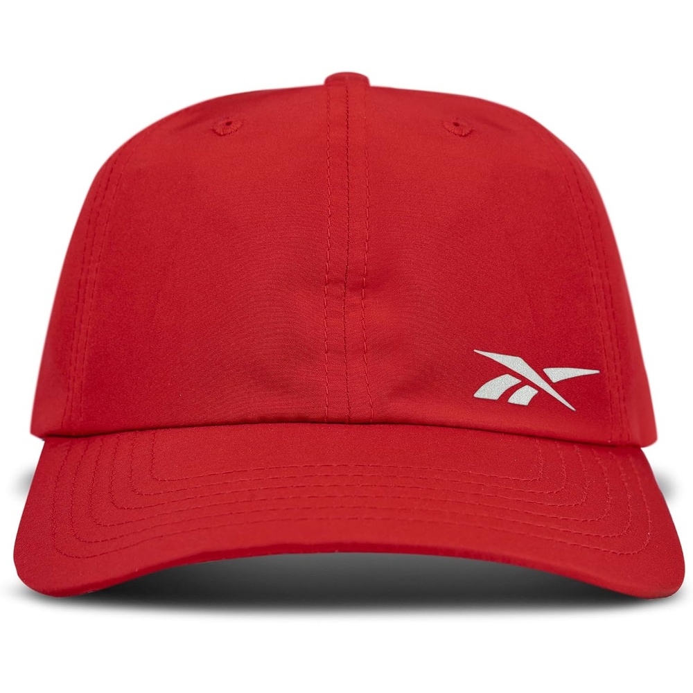 image:imageReebok Running Flow Hat Men Women Lightweight Performance Adjustable Reflective Low Profile Athletic TrainingFlow Red