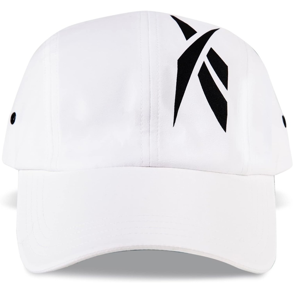 image:imageReebok Running Hat Performance Athletic Lightweight Quick Drying Sun Protection Reflective Recycled MaterialsTechnical White