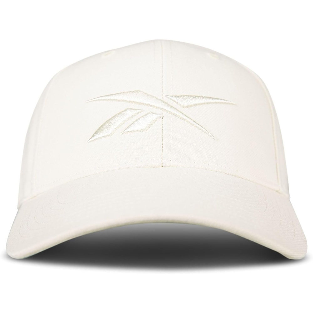 image:imageReebok Vector Baseball Hat Snapback Six Panel Casual Everyday Sun Protection Lightweight BreathableAlabaster