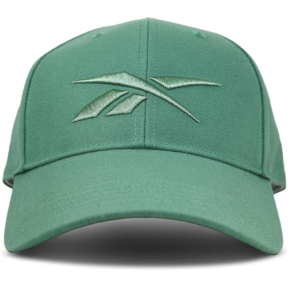 image:imageReebok Vector Baseball Hat Snapback Six Panel Casual Everyday Sun Protection Lightweight BreathableField Green