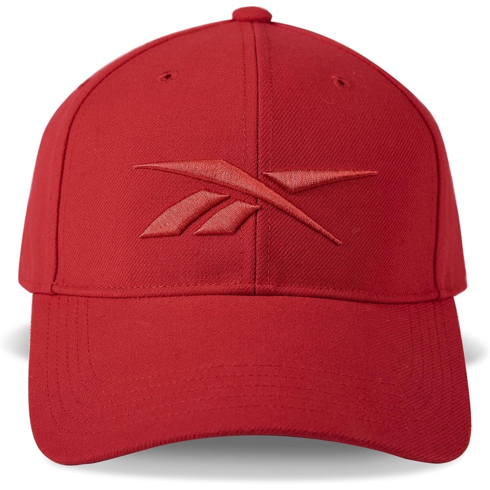 image:imageReebok Vector Baseball Hat Snapback Six Panel Casual Everyday Sun Protection Lightweight BreathableRed