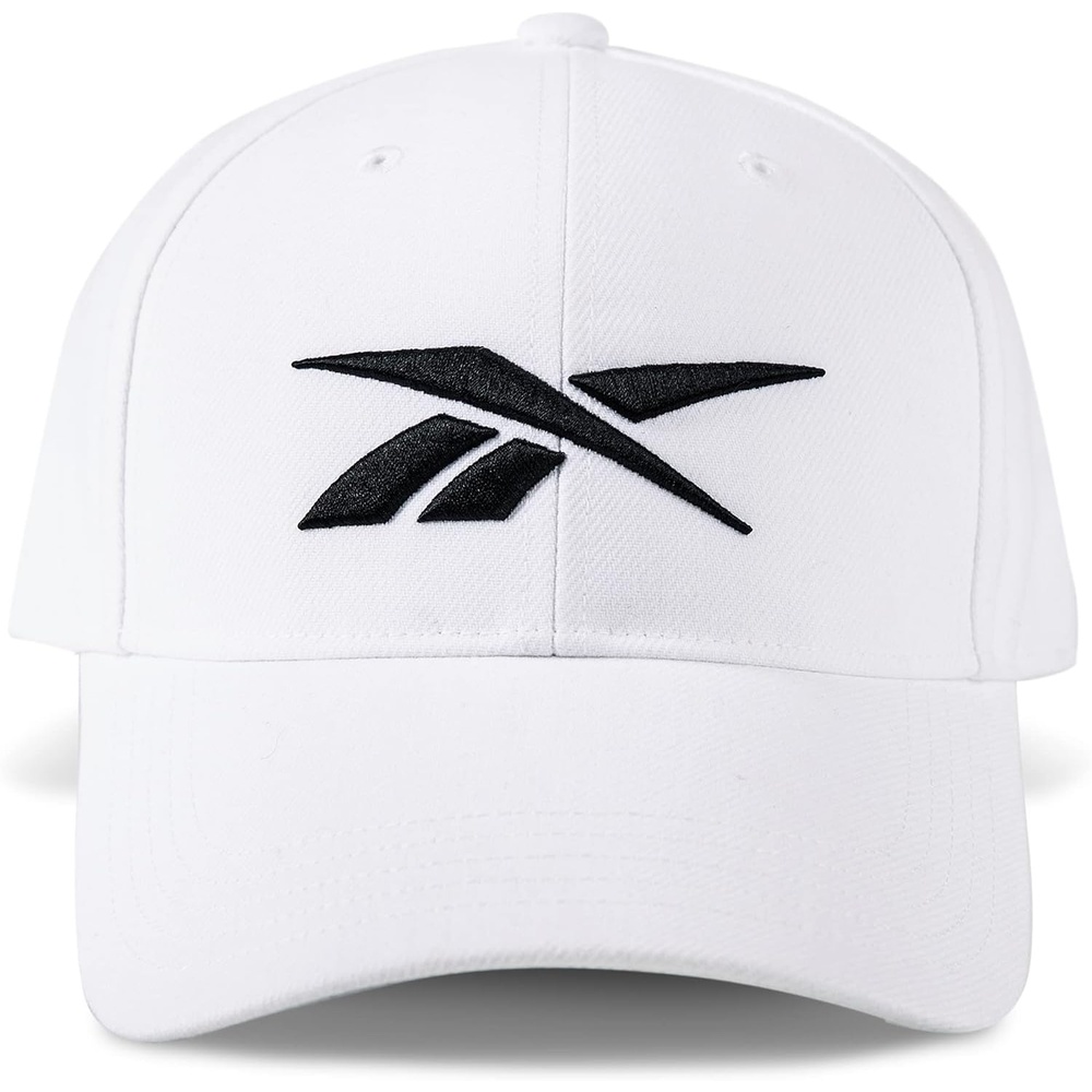 image:imageReebok Vector Baseball Hat Snapback Six Panel Casual Everyday Sun Protection Lightweight BreathableWhite