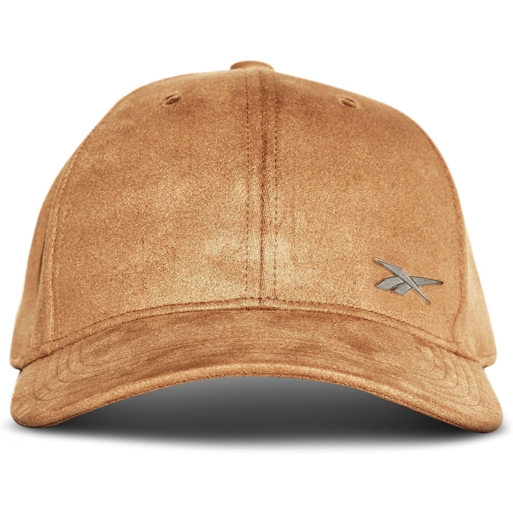 image:imageReebok Womens Badge Hat  Golf  Tennis  Sports  Performance  Breathable  Lightweight  Quick Drying  Sun ProtectionSuede Badge  Court Brown