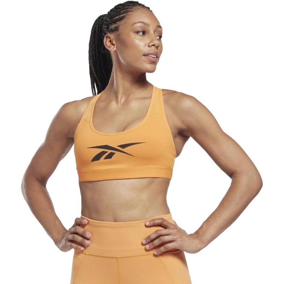 image:imageReebok x Jurassic World Skinny Strap Sports BraPeach Fuzz