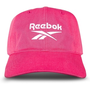 Reebok Classic Logo Hat | Mens | Womens | Adjustable | Breathable | Everyday | Low Profile | Cotton Twill(Bold Pink)