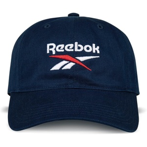 Reebok Classic Logo Hat | Mens | Womens | Adjustable | Breathable | Everyday | Low Profile | Cotton Twill(Navy)