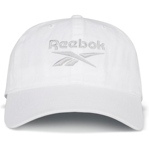 Reebok Classic Logo Hat | Mens | Womens | Adjustable | Breathable | Everyday | Low Profile | Cotton Twill(White)
