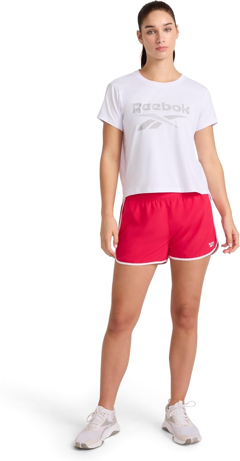 image:imageReebok Apparel Womens 2 Color Varsity Training Short Sea MossLove Potion