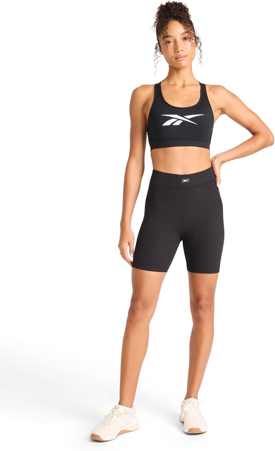 image:imageReebok Apparel Womens Rib Bike Short Purple RaveBlack
