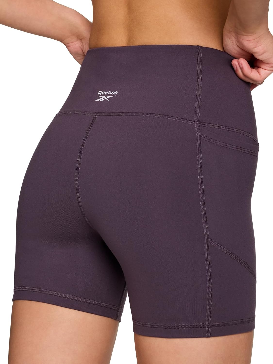 image:imageReebok Odyssey Highrise Womens Compression Shorts 5 InseamSmoky Volcano