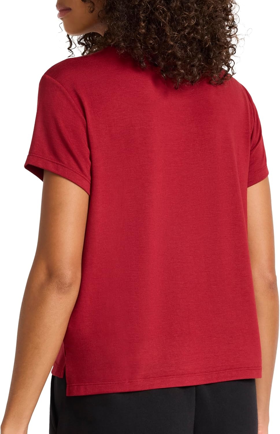 image:imageReebok Womens Classic Athletic Graphic Crewneck Cropped TShirtRetro Red