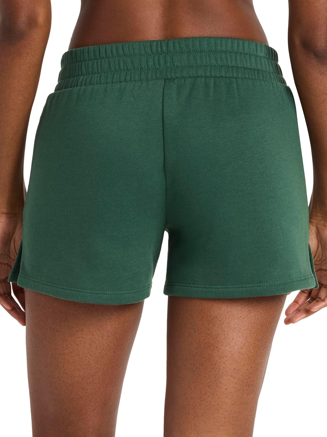 image:imageReebok Womens Classic Summer Sweat 45 Short Standard Fit Lightweight CottonPoly FabricPineneedle