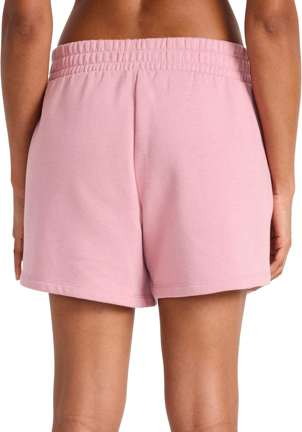 image:imageReebok Womens Classic Summer Sweat 45 Short Standard Fit Lightweight CottonPoly FabricVector Dusty Rose