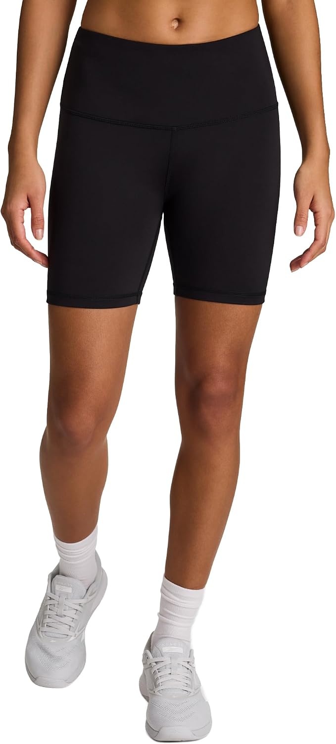 image:imageReebok Womens Flow Tshirt and 6 Short Set Slim Fit Moisture WickingBlack