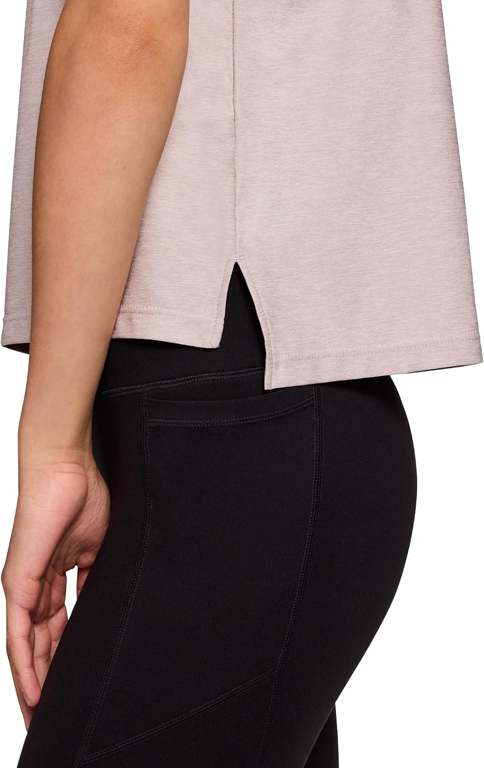 image:imageReebok Womens Glow Sleeveless Cropped Tank TopAshes of Rose