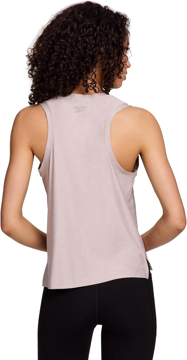 image:imageReebok Womens Glow Sleeveless Cropped Tank TopAshes of Rose