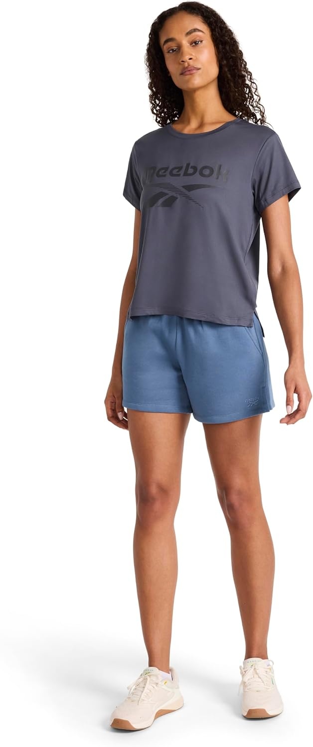 image:imageReebok Womens Graphic Crewneck TShirtIndia Ink Lockup