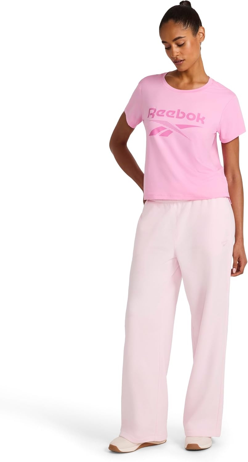image:imageReebok Womens Graphic Crewneck TShirtLilac Chiffon Lockup