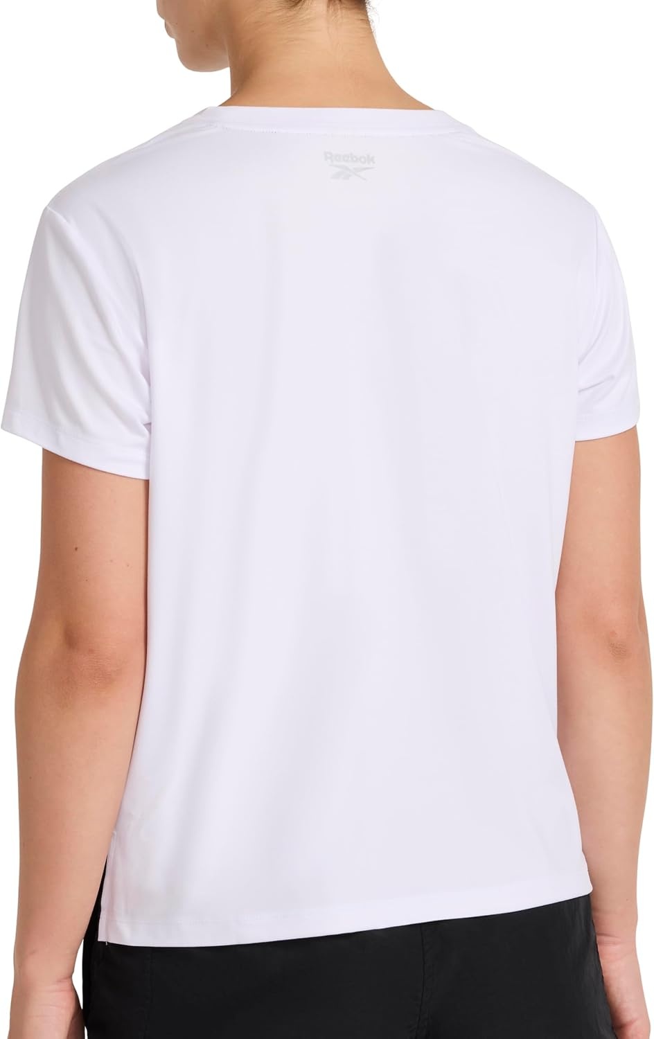 image:imageReebok Womens Graphic Crewneck TShirtStark White Dotted