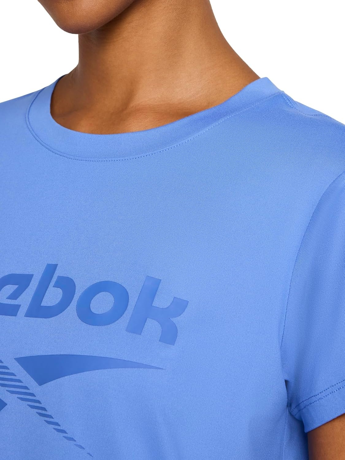 image:imageReebok Womens Graphic Crewneck TShirtUltramarine Lockup