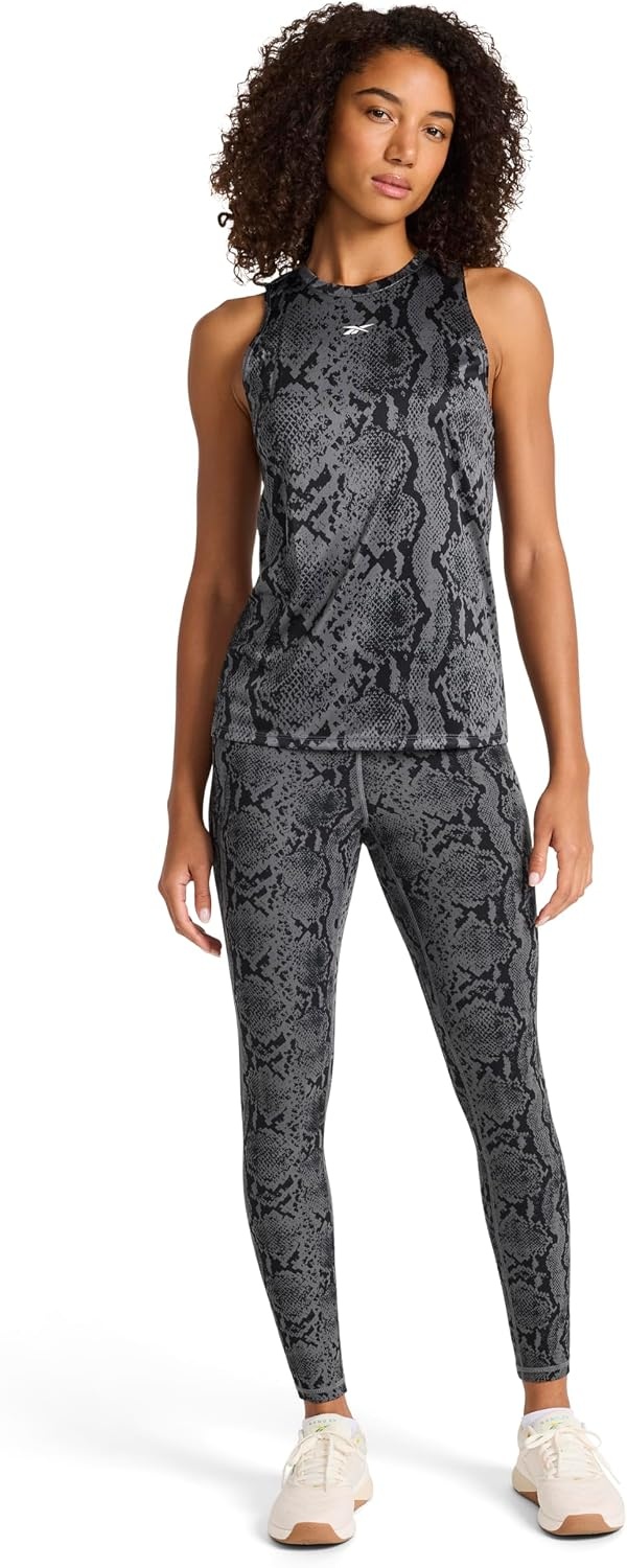 image:imageReebok Womens Id Tech Crewneck Tank Top Relaxed FixBlack Id Performance