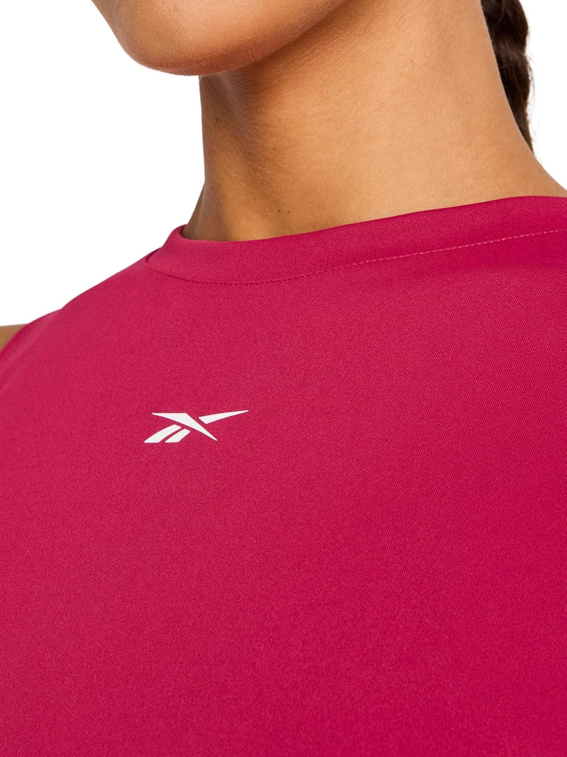image:imageReebok Womens Id Tech Crewneck Tank Top Relaxed FixVector Very Berry Id Train