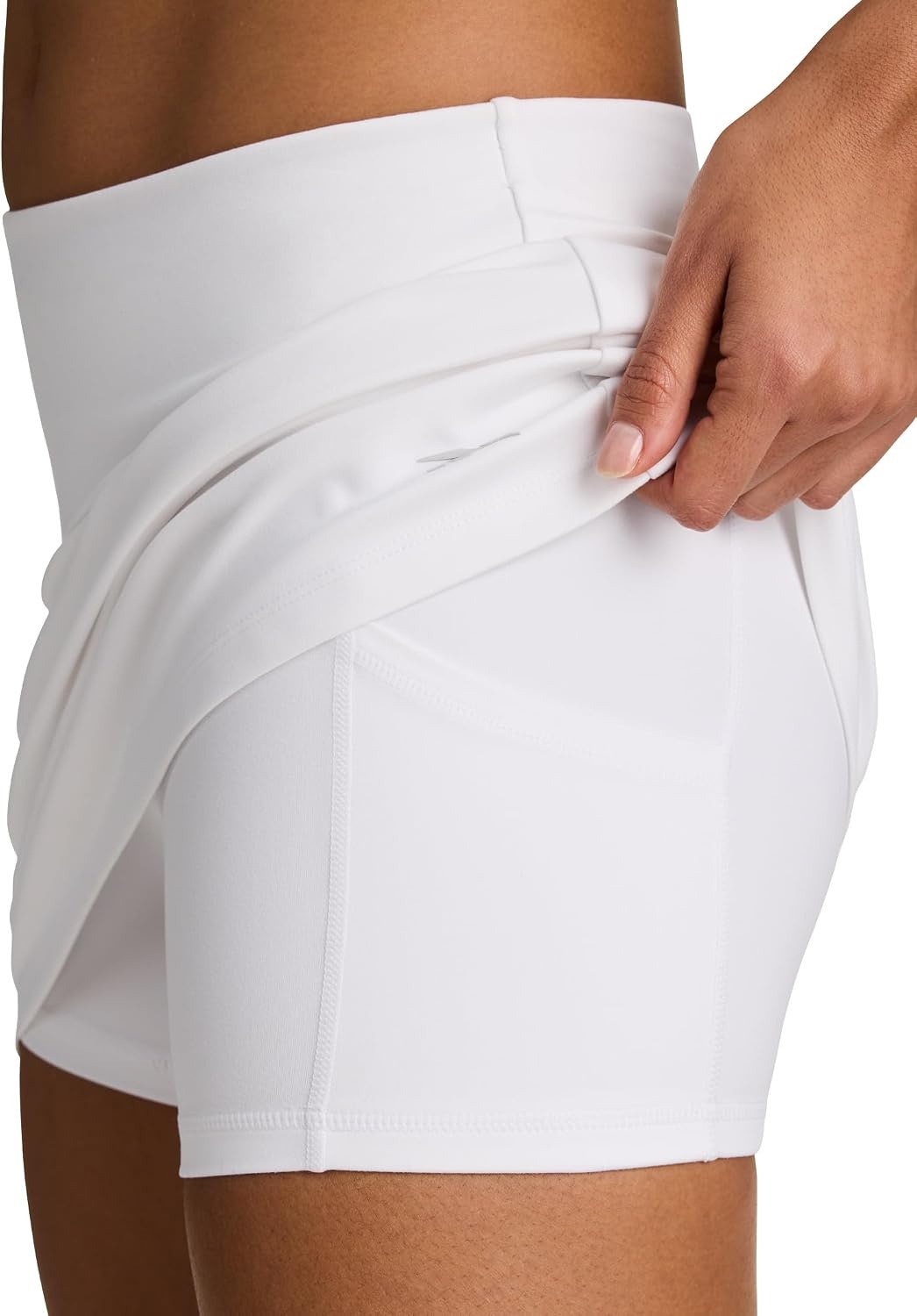 image:imageReebok Womens Id Train Interlock Slim Tennis 35 Skort Slim FitWhite
