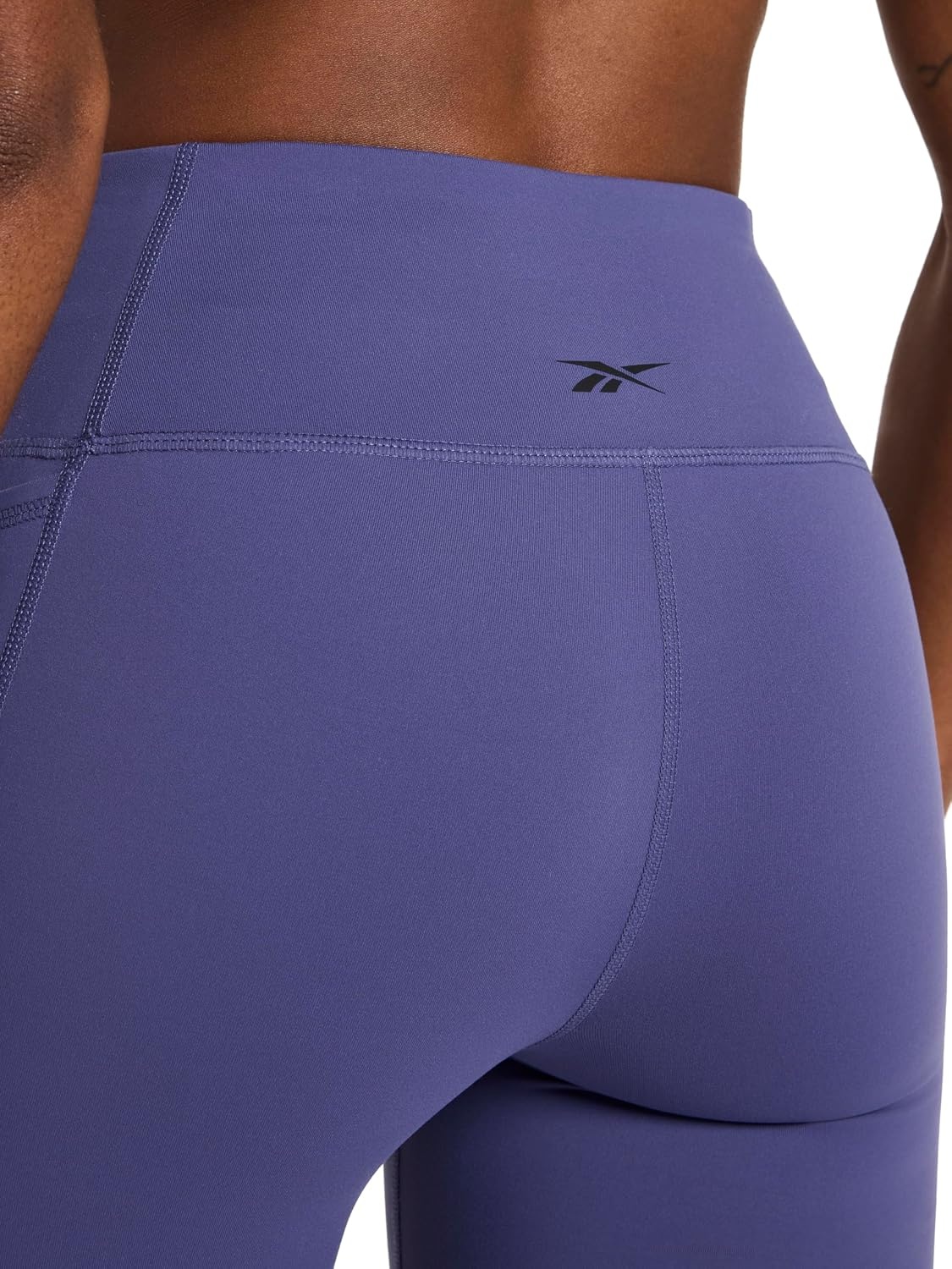 image:imageReebok Womens Lux HighRise Bike 6 Short Slim Fit Lightweight Stretch Nylon Fabric MoistureWickingTwilight Purple