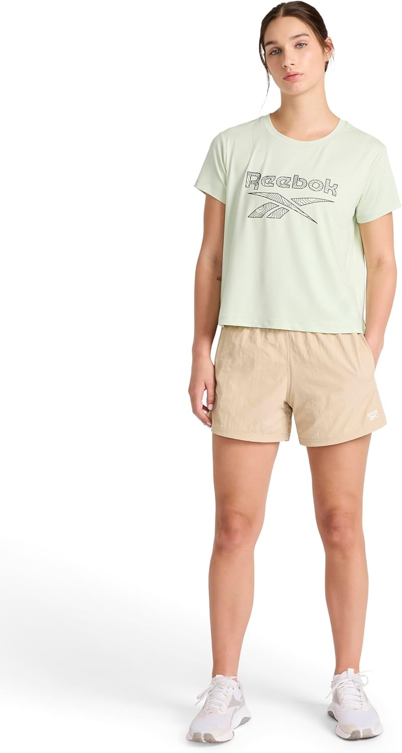 image:imageReebok Womens Marathoner Track 45 ShortHumus