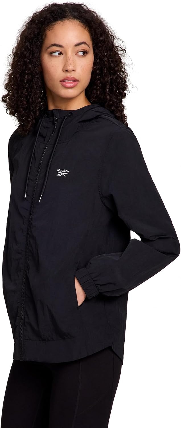 image:imageReebok Womens Marathoner Windbreaker JacketBlack