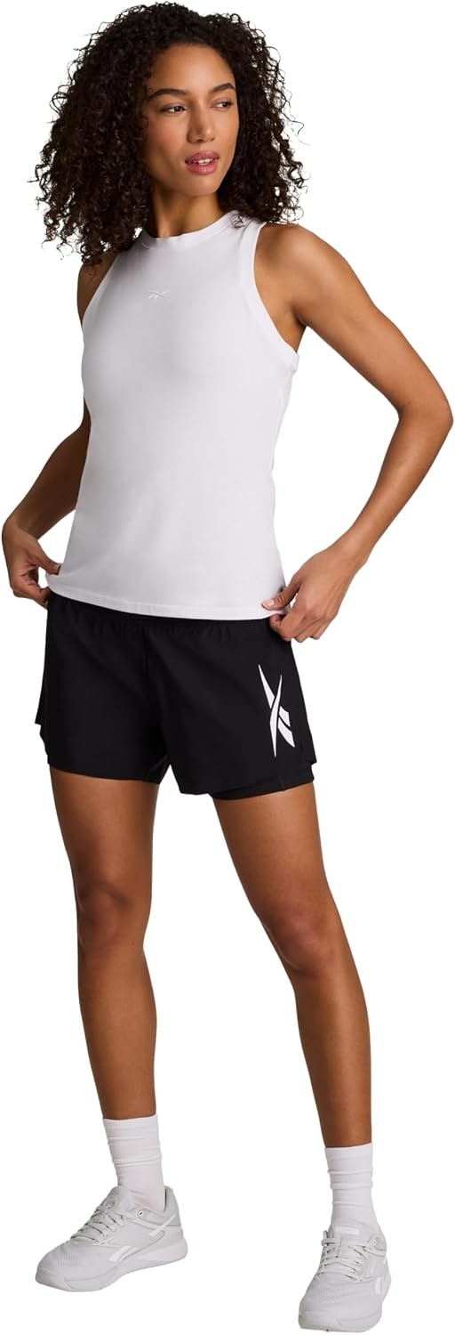 image:imageReebok Womens Motion Core Vector Running 35 ShortsBlack
