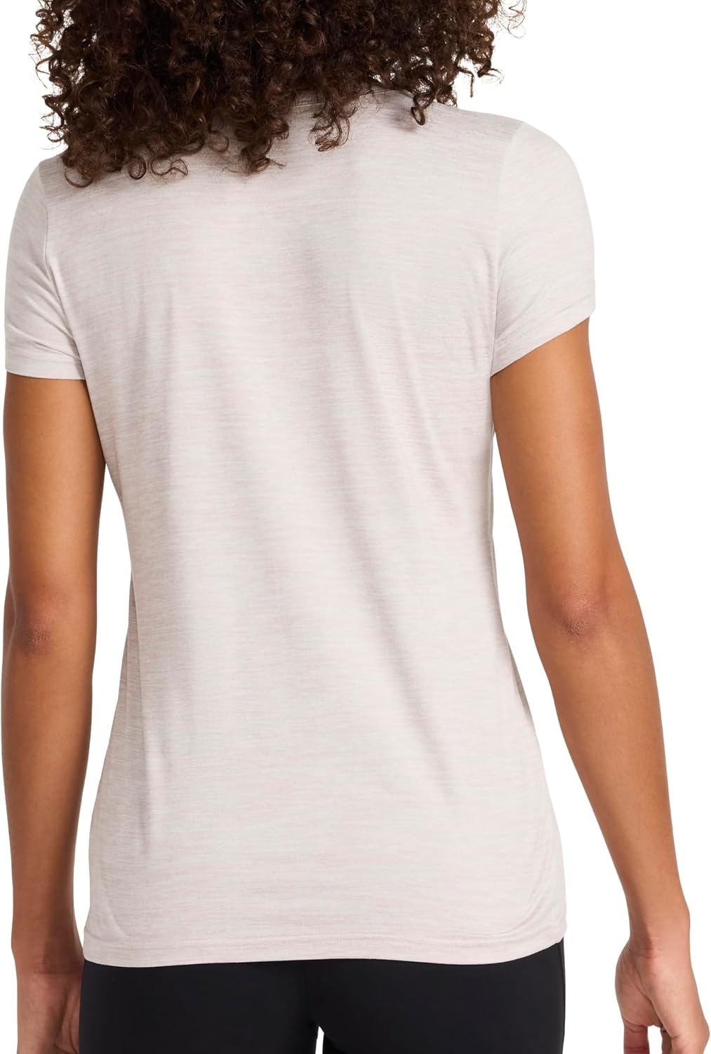 image:imageReebok Womens Off The Charts Performance Crewneck TShirtAshes of Rose Heather