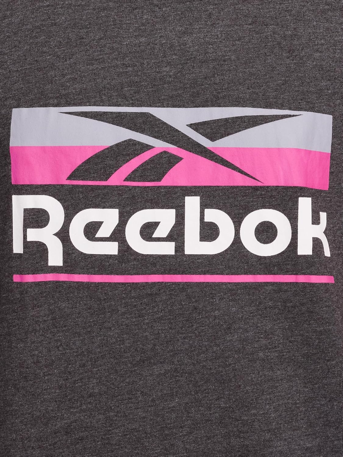 image:imageReebok Womens Short Sleeve Knockout Performance TShirtCharcoal Heather