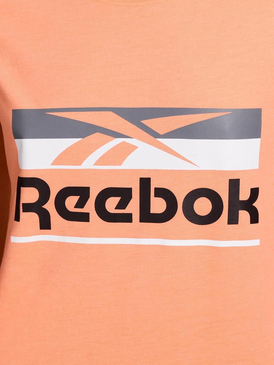 image:imageReebok Womens Short Sleeve Knockout Performance TShirtPapaya Punch Heather