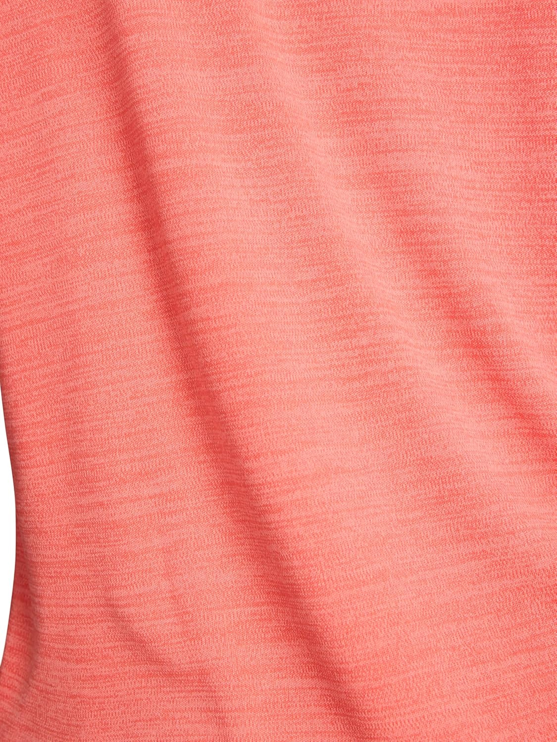 image:imageReebok Womens Small Logo Short Sleeve Crewneck TShirt Lightweight Moisture WickingSunset Coral Heather Id Train