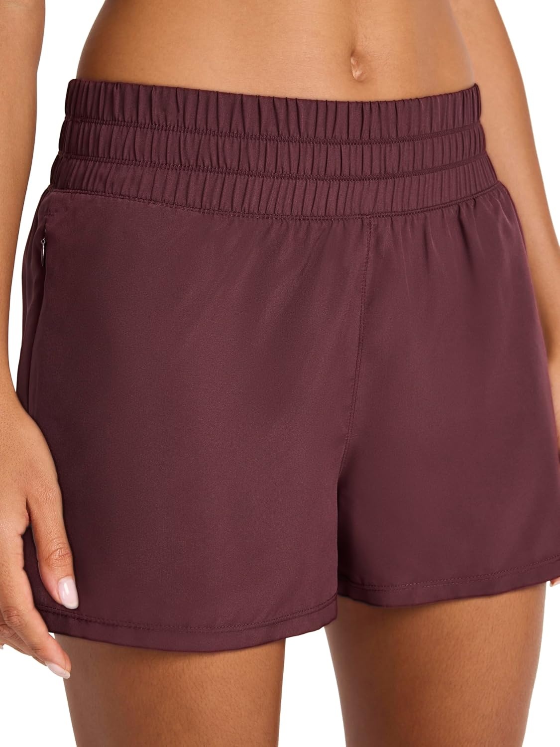 image:imageReebok Womens Sprinter Zip Running 3 ShortFudge
