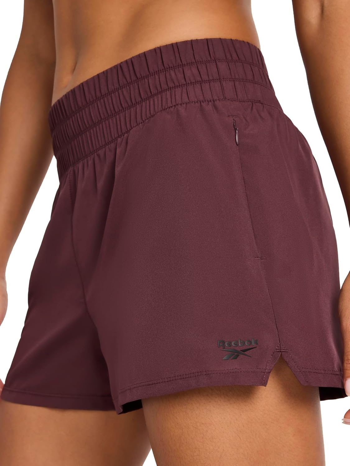 image:imageReebok Womens Sprinter Zip Running 3 ShortFudge