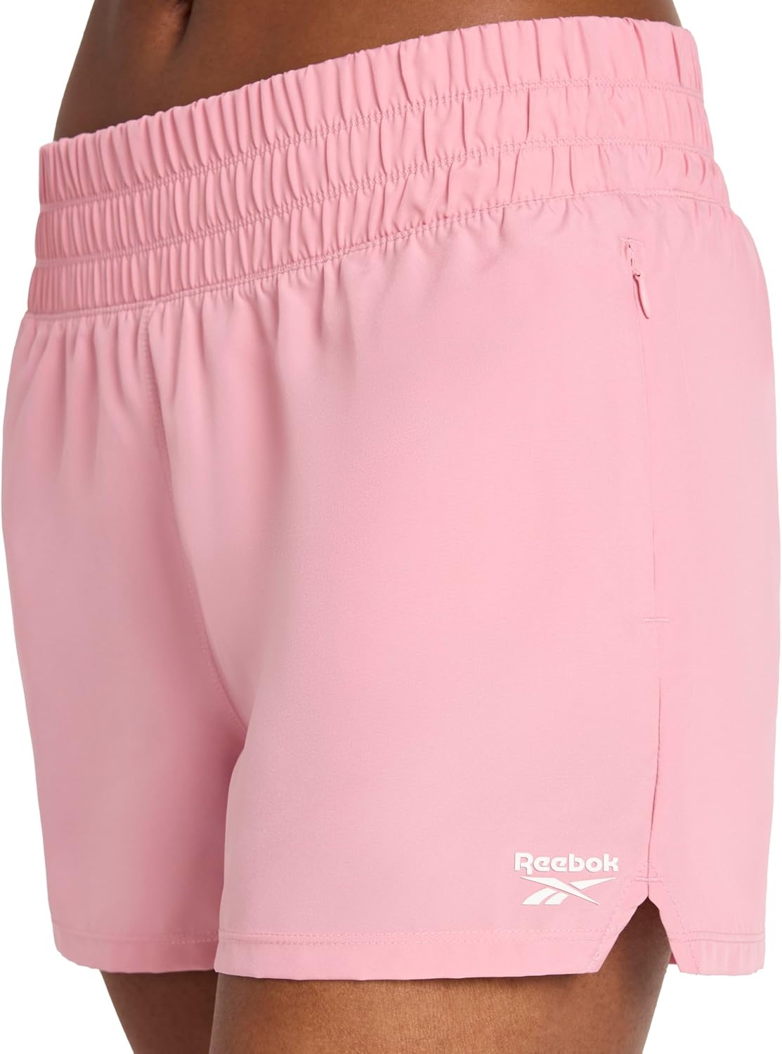 image:imageReebok Womens Sprinter Zip Running 3 ShortVector Dusty Rose