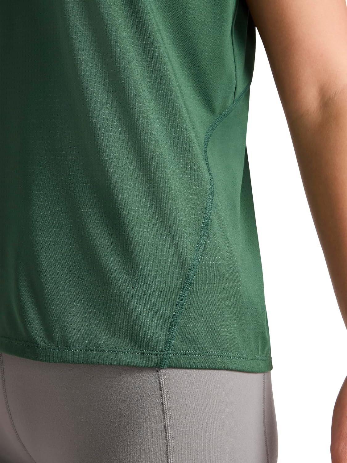 image:imageReebok Womens Stretch Mesh Short Sleeve Crewneck TShirtPineneedle