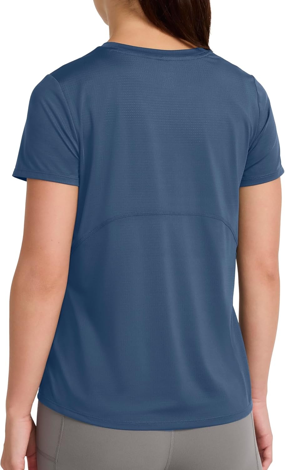 image:imageReebok Womens Stretch Mesh Short Sleeve Crewneck TShirtShadow