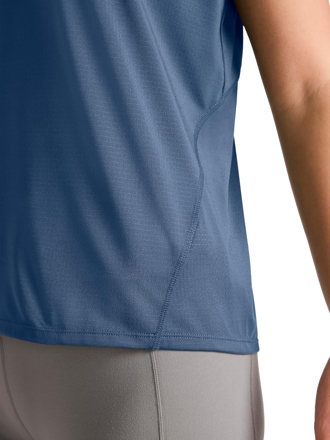 image:imageReebok Womens Stretch Mesh Short Sleeve Crewneck TShirtShadow