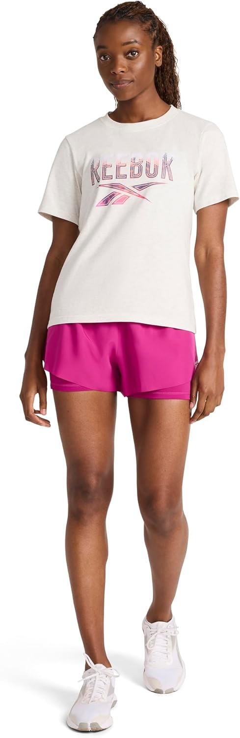 image:imageReebok Womens Swish Running 3 ShortWild Aster