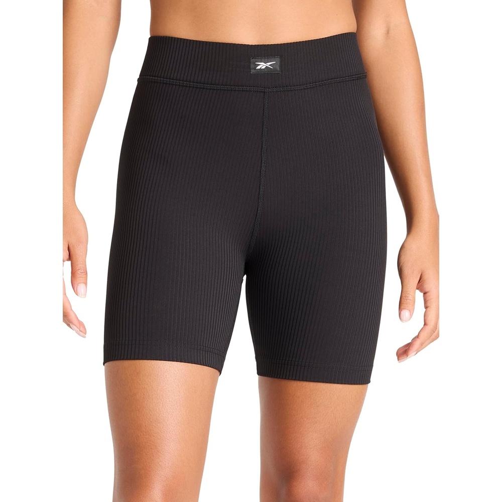 image:imageReebok Apparel Womens Rib Bike Short Purple RaveBlack
