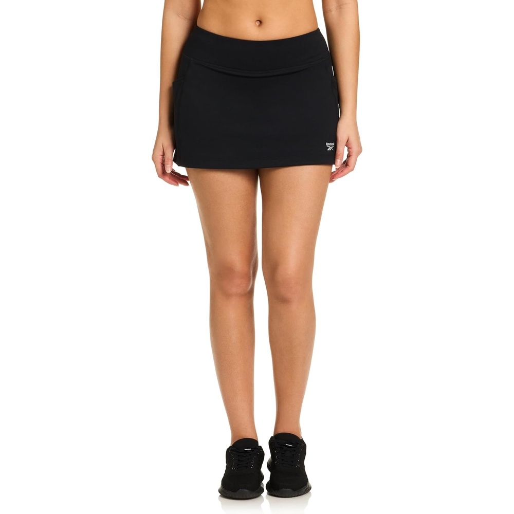 image:imageReebok Womens Break Point Skort Athletic Performance Skirt with Builtin ShortsBlack